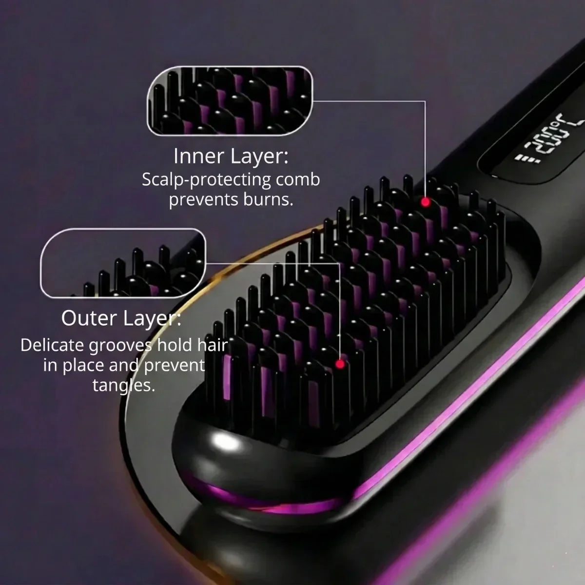 Privazz | Styling Brush for Short Hair – VolumeLift™