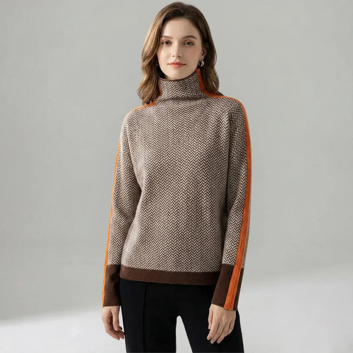 Privazz™ | Clémence Roll Neck Jumper - Signature™
