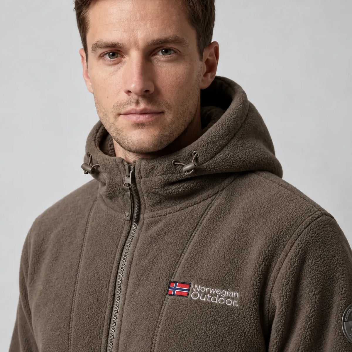Privazz | Men’s Hooded Jacket – Embroidered Winter Hoodie Jacket - Nordwell™