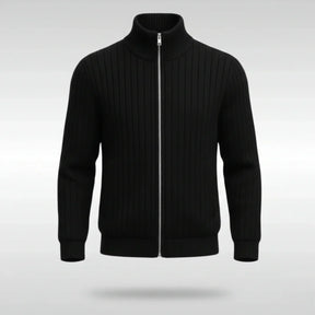 Privazz | Elegant Classic Zip Jacket – RibbedWarm™