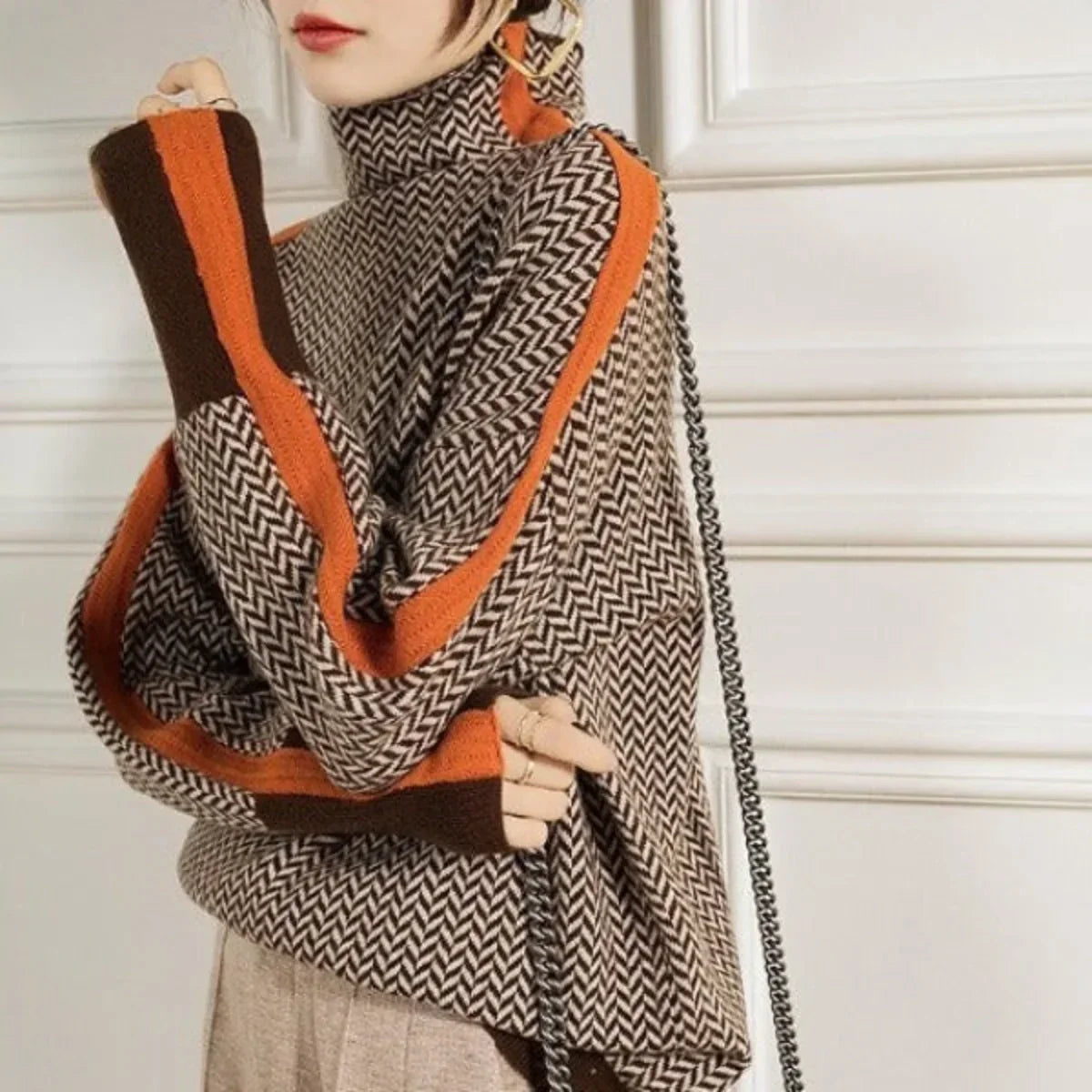 Privazz™ | Clémence Roll Neck Jumper - Signature™