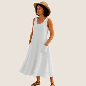 Privazz | Casual Elegance with Pockets - Isadora Midi Dress