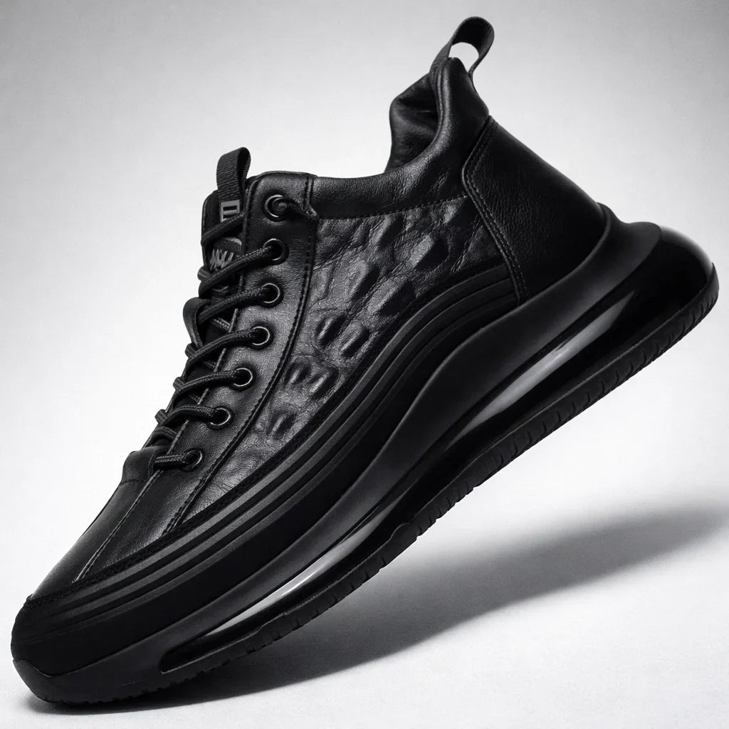 Privazz | Italian Crocodile Print Air Cushion Casual Shoes for Men - CrocoAir™