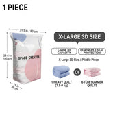SpaceMax™ | Pump-Free 3D Compression Storage Bags