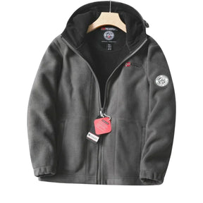 Privazz | Men’s Hooded Jacket – Embroidered Winter Hoodie Jacket - Nordwell™