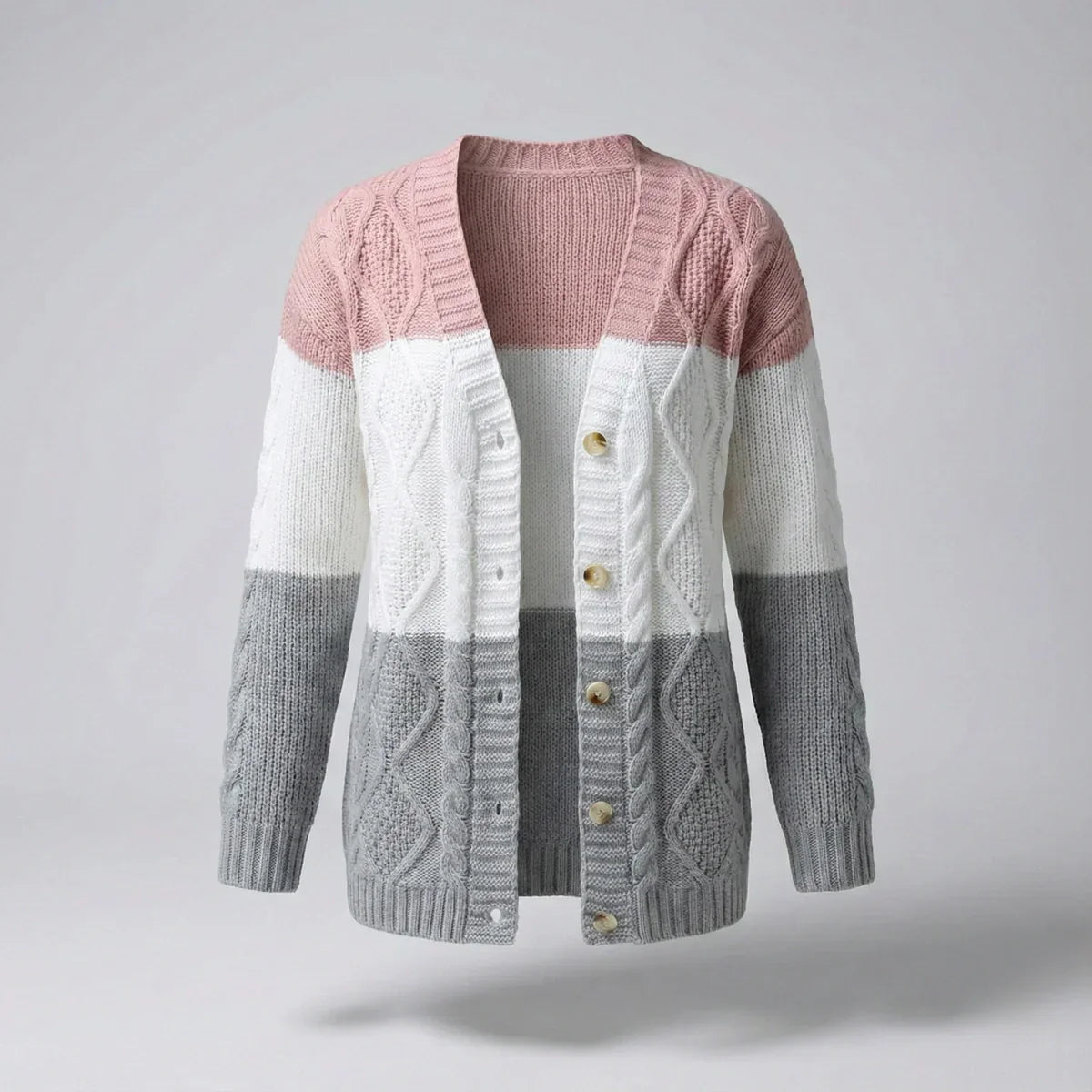 Privazz | Striped Cardigan Allure™