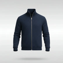 Privazz | Elegant Classic Zip Jacket – RibbedWarm™