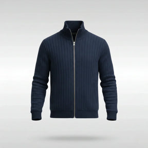 Privazz | Elegant Classic Zip Jacket – RibbedWarm™