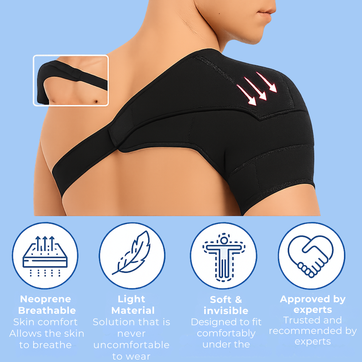 Privazz | Ergonomic Shoulder Support and Protection - ErgoShoulder™