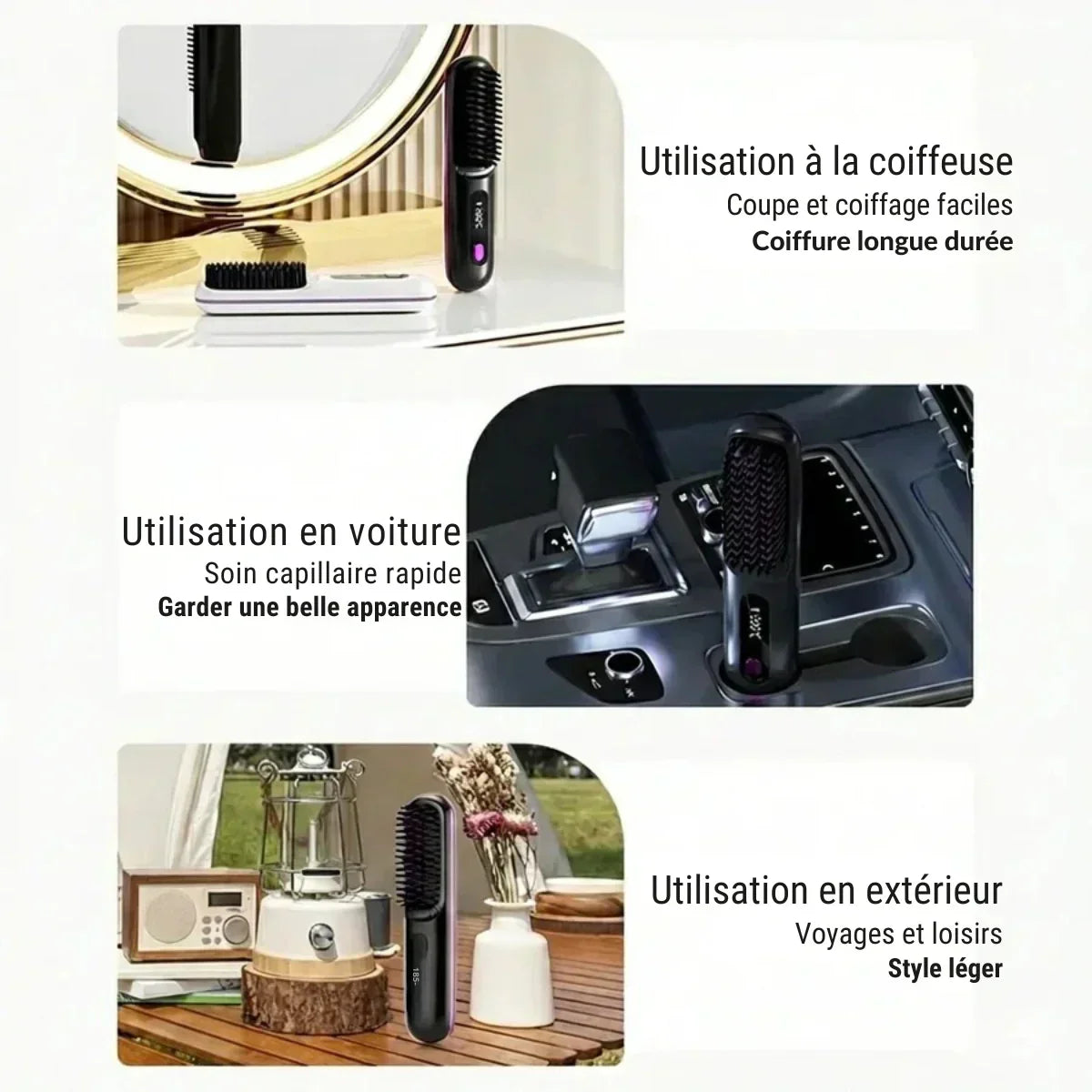 Privazz | Styling Brush for Short Hair – VolumeLift™