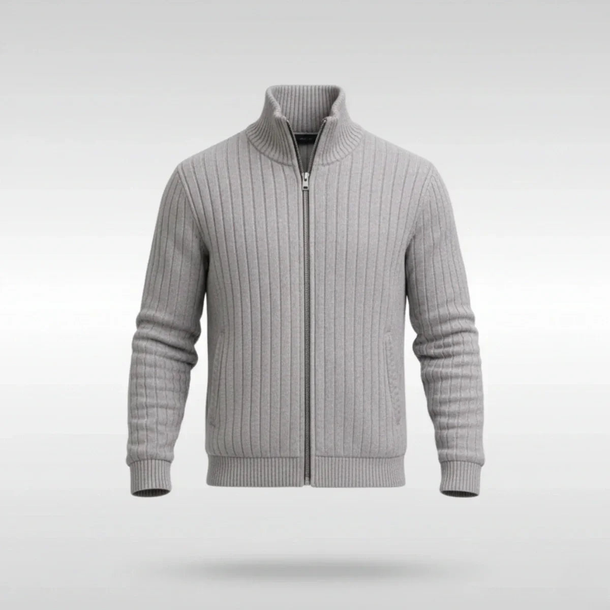 Privazz | Elegant Classic Zip Jacket – RibbedWarm™
