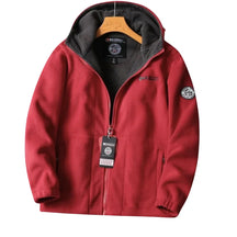 Privazz | Men’s Hooded Jacket – Embroidered Winter Hoodie Jacket - Nordwell™