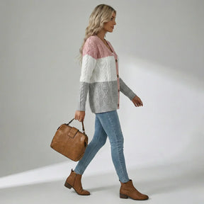 Privazz | Striped Cardigan Allure™