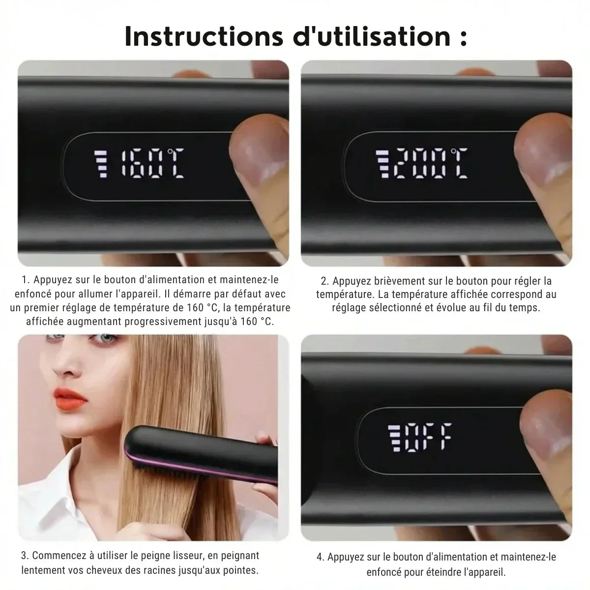 Privazz | Styling Brush for Short Hair – VolumeLift™