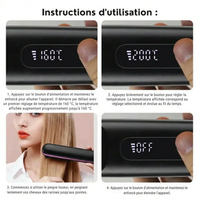 Privazz | Styling Brush for Short Hair – VolumeLift™