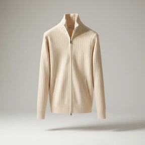 Privazz | Elegant Classic Zip Jacket – RibbedWarm™