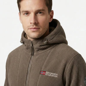 Privazz | Men’s Hooded Jacket – Embroidered Winter Hoodie Jacket - Nordwell™
