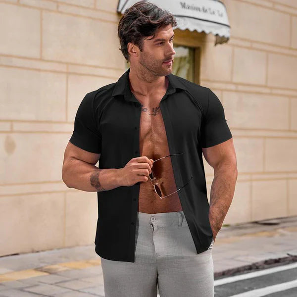 Privazz | Slim Shirt - Style and Comfort with 4D Stretch Technology - EasyFit™