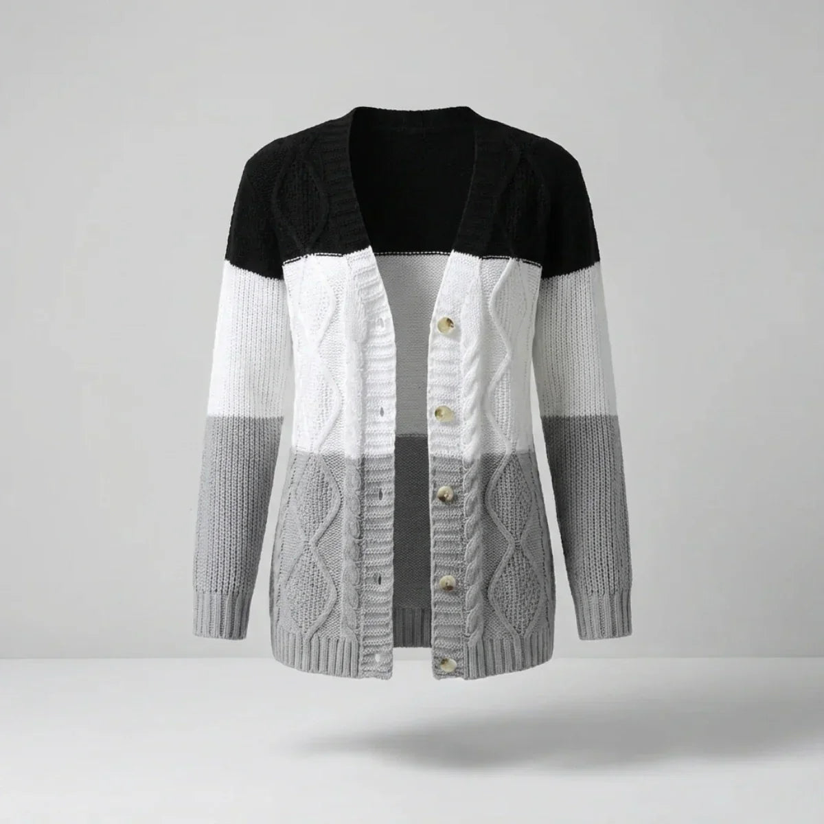 Privazz | Striped Cardigan Allure™