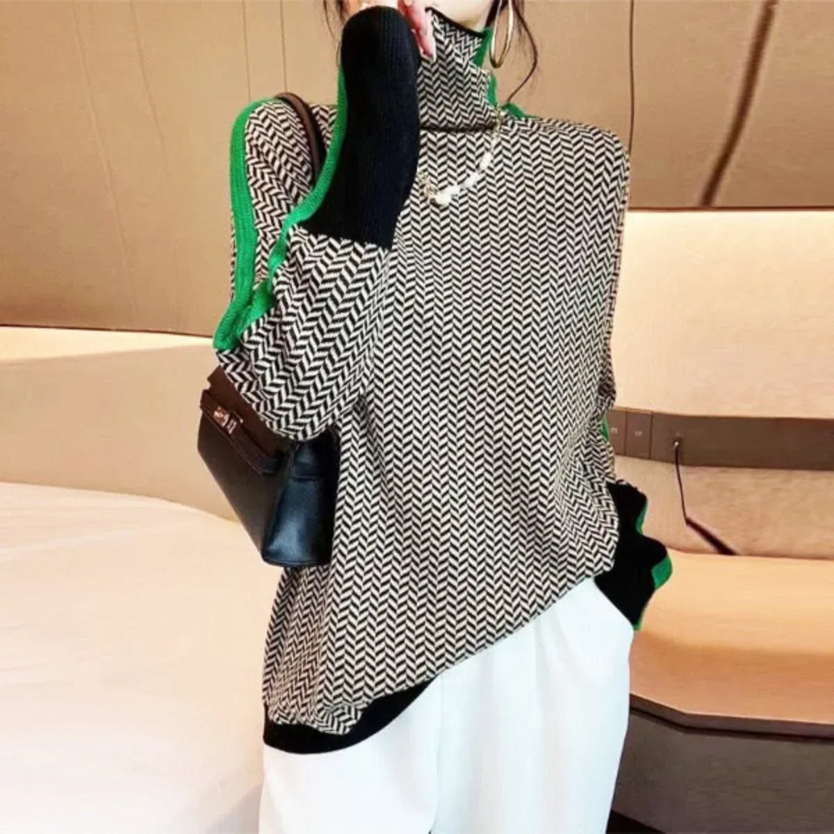 Privazz™ | Clémence Roll Neck Jumper - Signature™