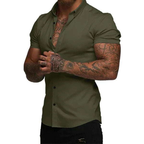 Privazz | Slim Shirt - Style and Comfort with 4D Stretch Technology - EasyFit™
