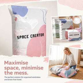 SpaceMax™ | Pump-Free 3D Compression Storage Bags