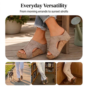 Privazz | Comfort Wedge Sandals Amelia™