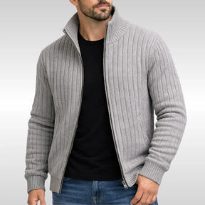 Privazz | Elegant Classic Zip Jacket – RibbedWarm™
