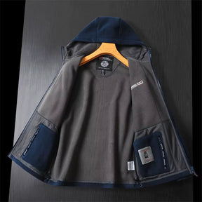 Privazz | Men’s Hooded Jacket – Embroidered Winter Hoodie Jacket - Nordwell™