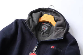 Privazz | Men’s Hooded Jacket – Embroidered Winter Hoodie Jacket - Nordwell™