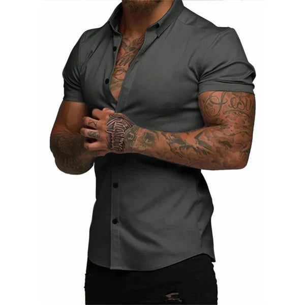 Privazz | Slim Shirt - Style and Comfort with 4D Stretch Technology - EasyFit™