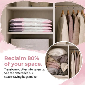 SpaceMax™ | Pump-Free 3D Compression Storage Bags