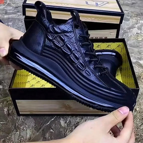 Privazz | Italian Crocodile Print Air Cushion Casual Shoes for Men - CrocoAir™