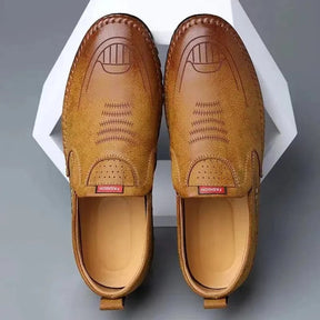 Privazz | Leather Slip-On Moccasins for Men