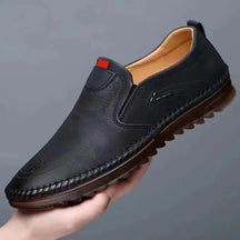 Privazz | Leather Slip-On Moccasins for Men
