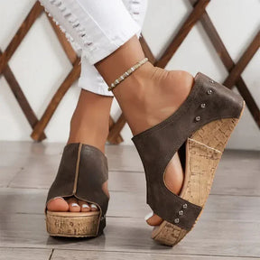 Privazz | Comfort Wedge Sandals Amelia™
