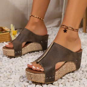 Privazz | Comfort Wedge Sandals Amelia™