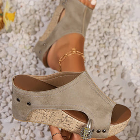 Privazz | Comfort Wedge Sandals Amelia™
